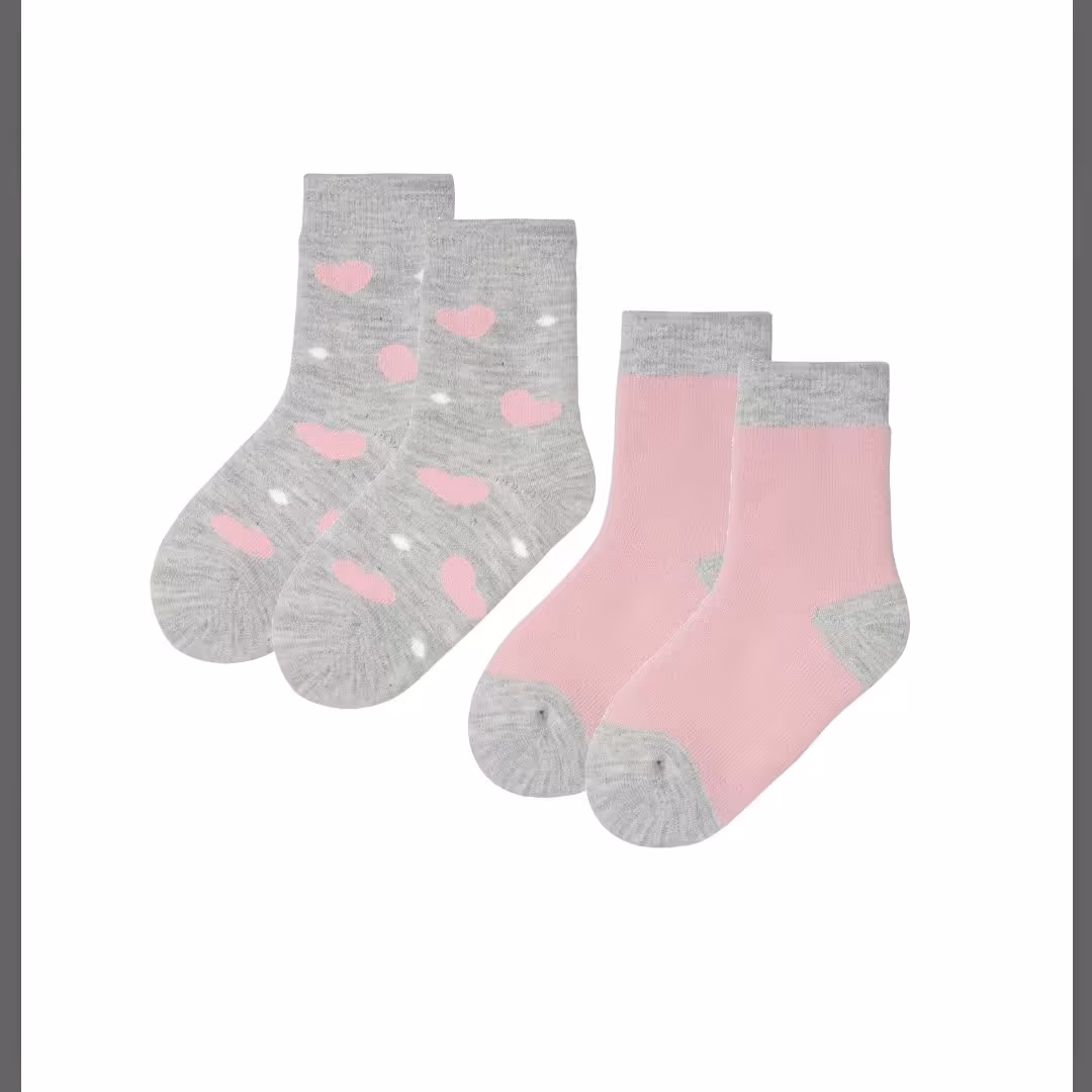 پک دو عددی جوراب پشمی دخترانه لوپیلو  سایز  35 تا 38، مناسب 8 تا 10 سال