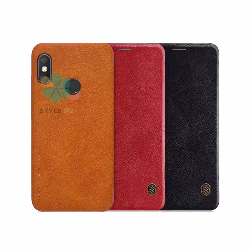 کیف چرمی نیلکین گوشی شیائومی Mi A2 Lite / Redmi 6 Pro مدل Qin