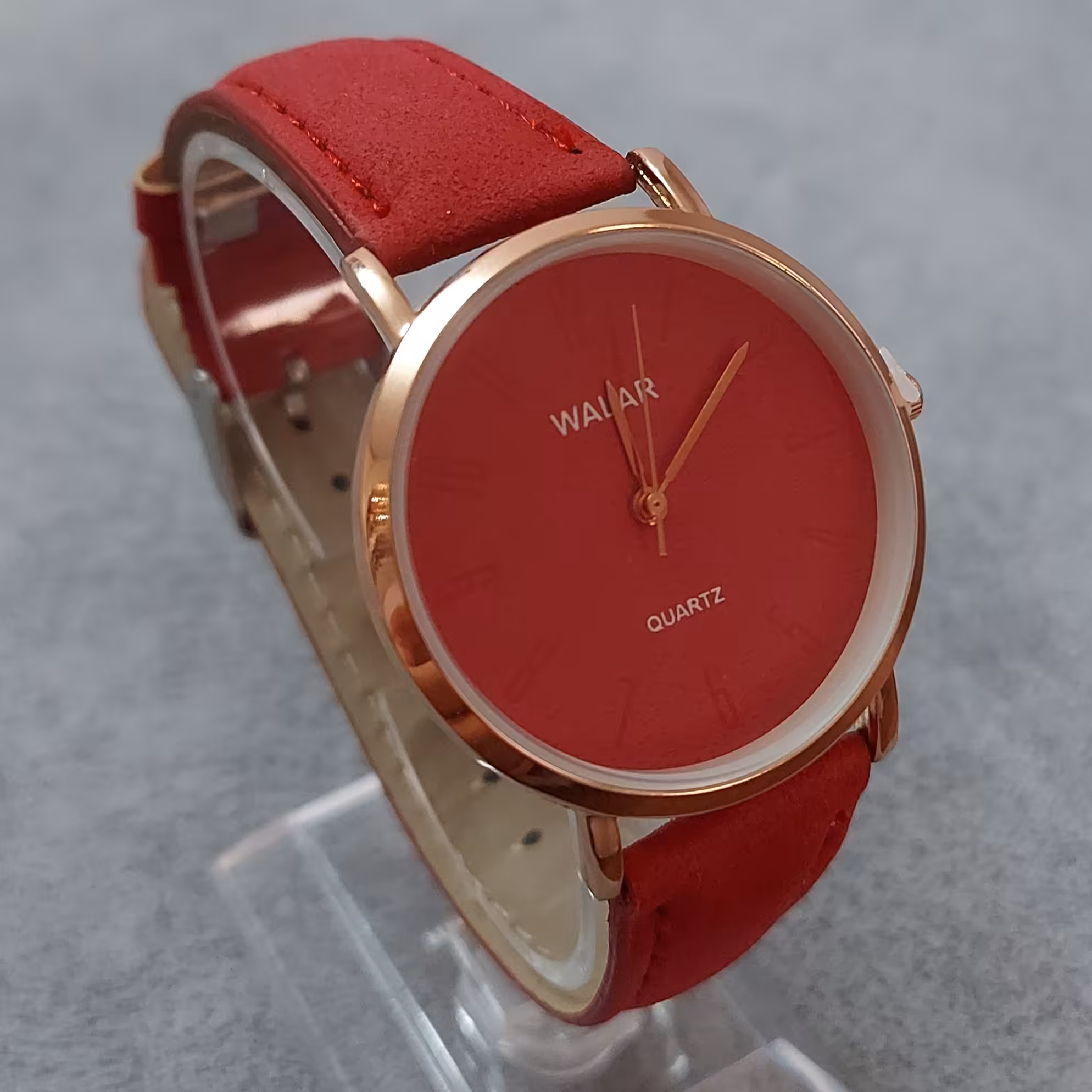 ساعت مچی دخترانه زنانه والار قرمز