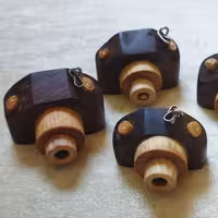 دوربین های چوبی فانتزی مناسب گردنبند_آویز گوشی و کیف_ جاکلیدی