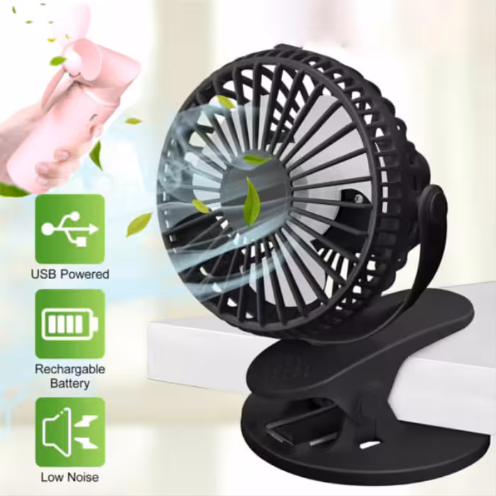 پنکه گیره دار شارژی Z2401