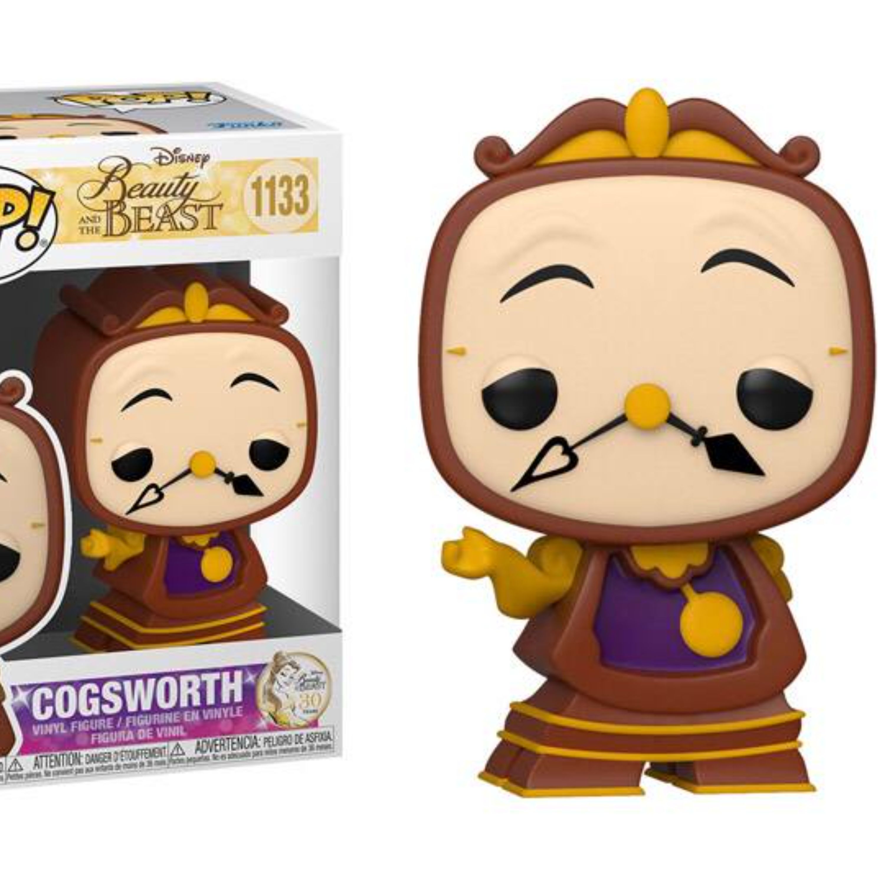 اکشن فیگور فانکوپاپ اورجینال دیو و دلبر عروسک فانکو پاپ ساعت funkopop