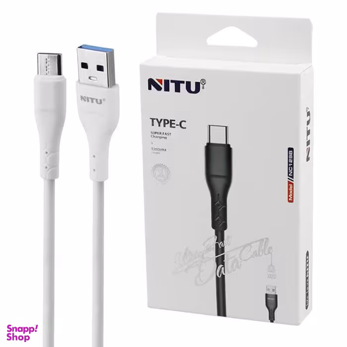 کابل USB به Type-C نیتو (Nitu) مدل NC129 طول 1.2 متر 2 آمپر