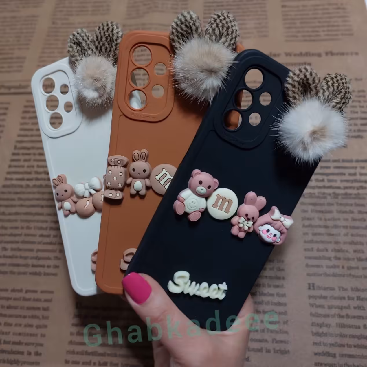 گارد سیلیکونی عروسکی گوش دار