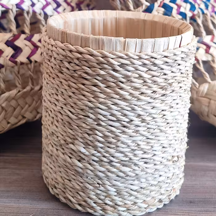 جا قاشقی یا جامدادی حصیری زیبا و کاربردی