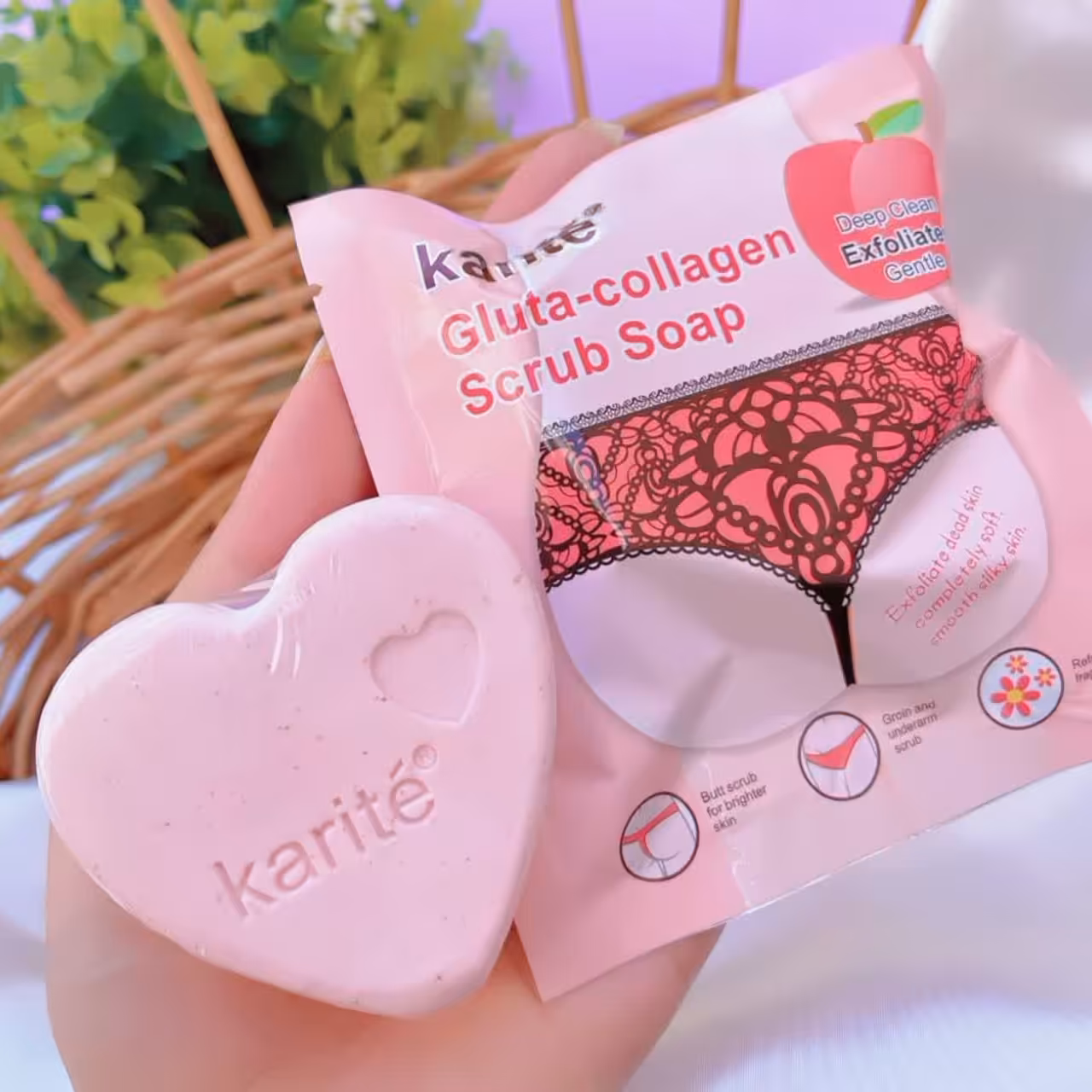 صابون اسکراب قلبی کاریته