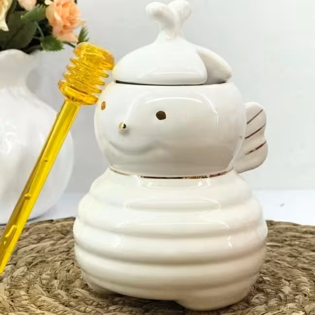 عسل خوری طرح زنبور سرامیکی