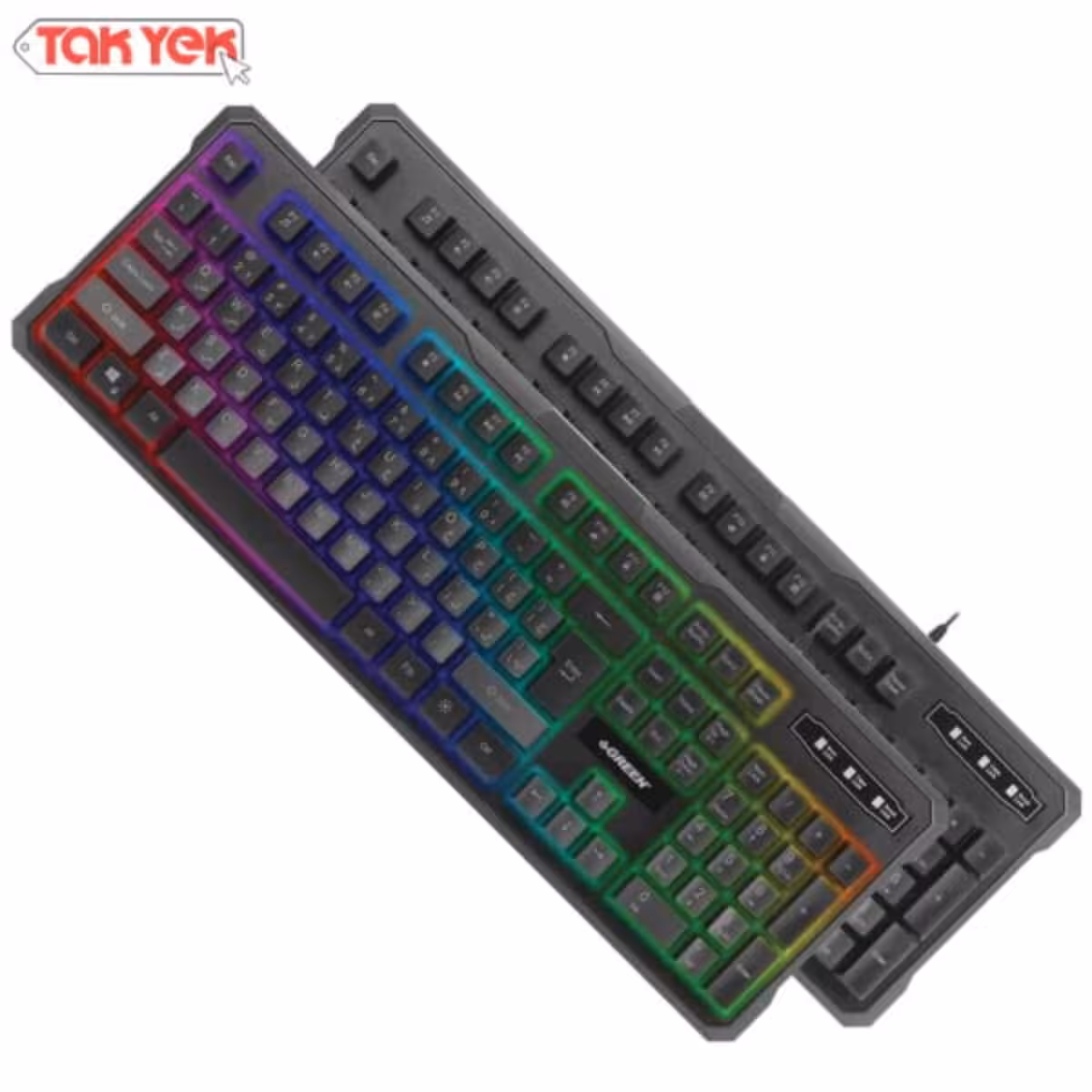 کیبورد با سیم گرین Green GK-601 RGB Gaming