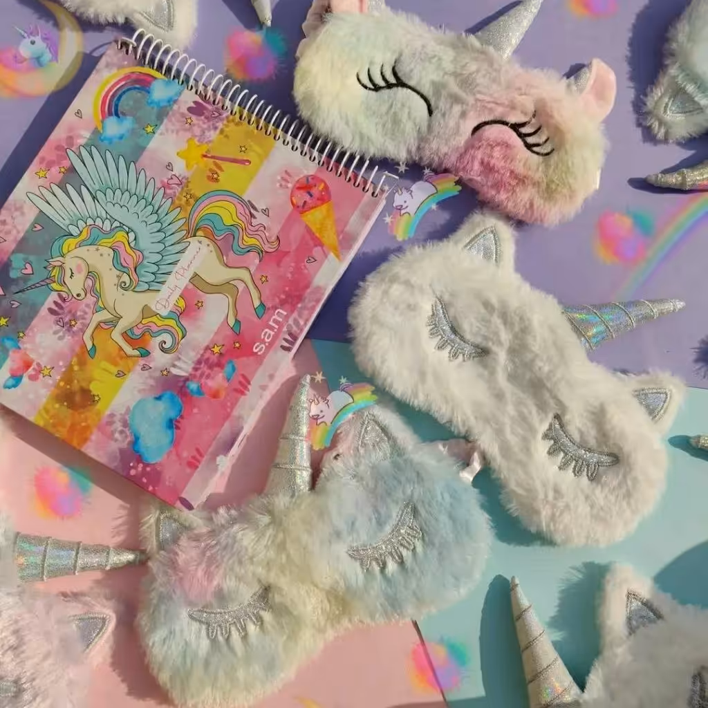 چشم بند فانتزی یونیکورن کادویی دخترانه