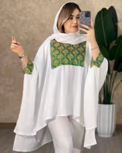 مانتو مدل rozuابرو بادی وخامه دوزی