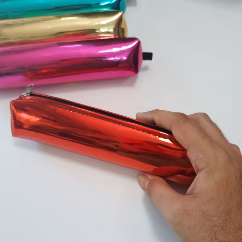 جامدادی زیبا و شیک مدل ورنی رنگ قرمز