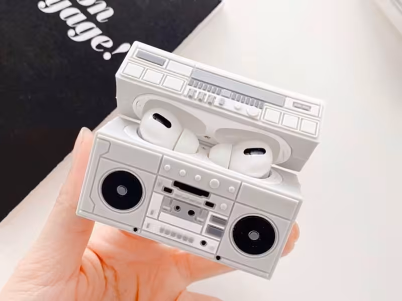 کاور محافظ سیلیکونی ایرپادپرو طرح رادیو Radio Silicone Case Apple Airpods Pro