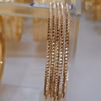 النگو طلاروس تراش دار  رنگ ثابت با ضمانت 5ساله مشابه طلا 