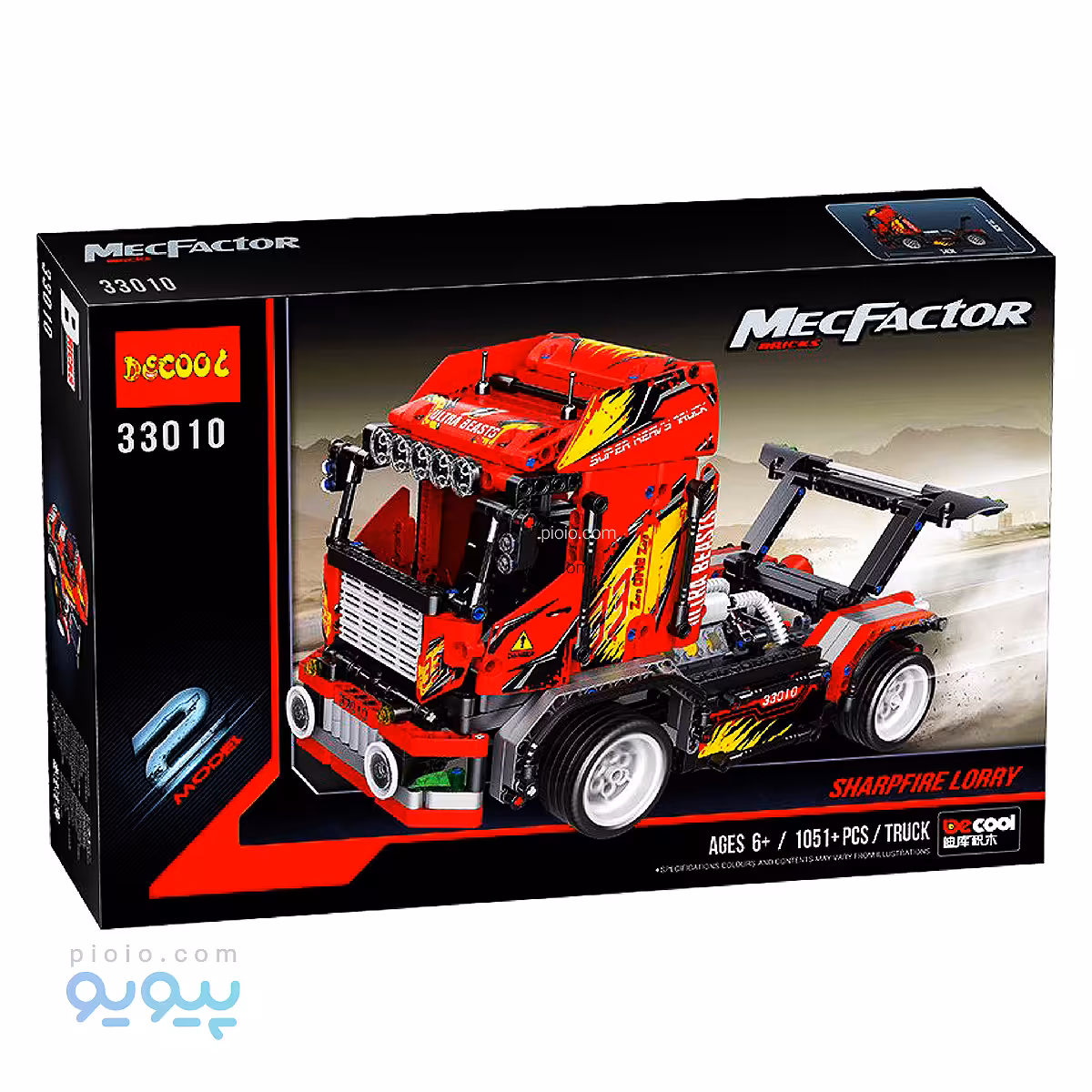 لگو تریلی و ماشین تکنیکال دکول 33010