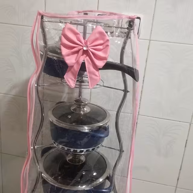 کاور پایه قابلمه پاپیون دار