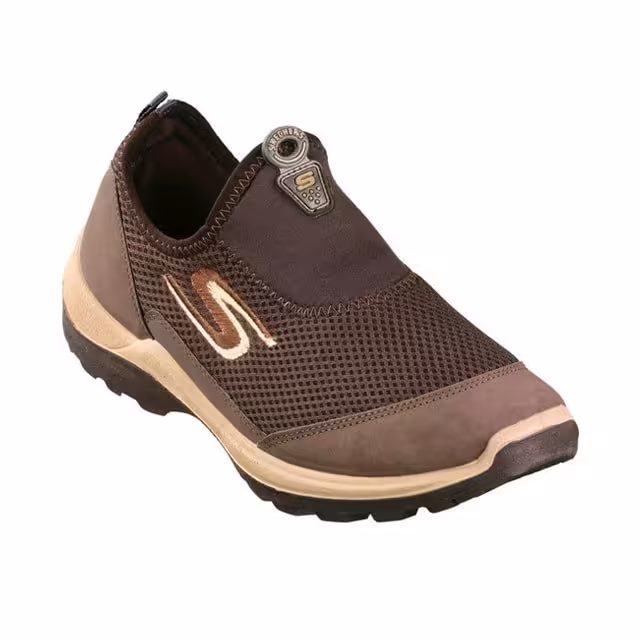 کفش راحتی اسکچرز شهپر قهوه ای