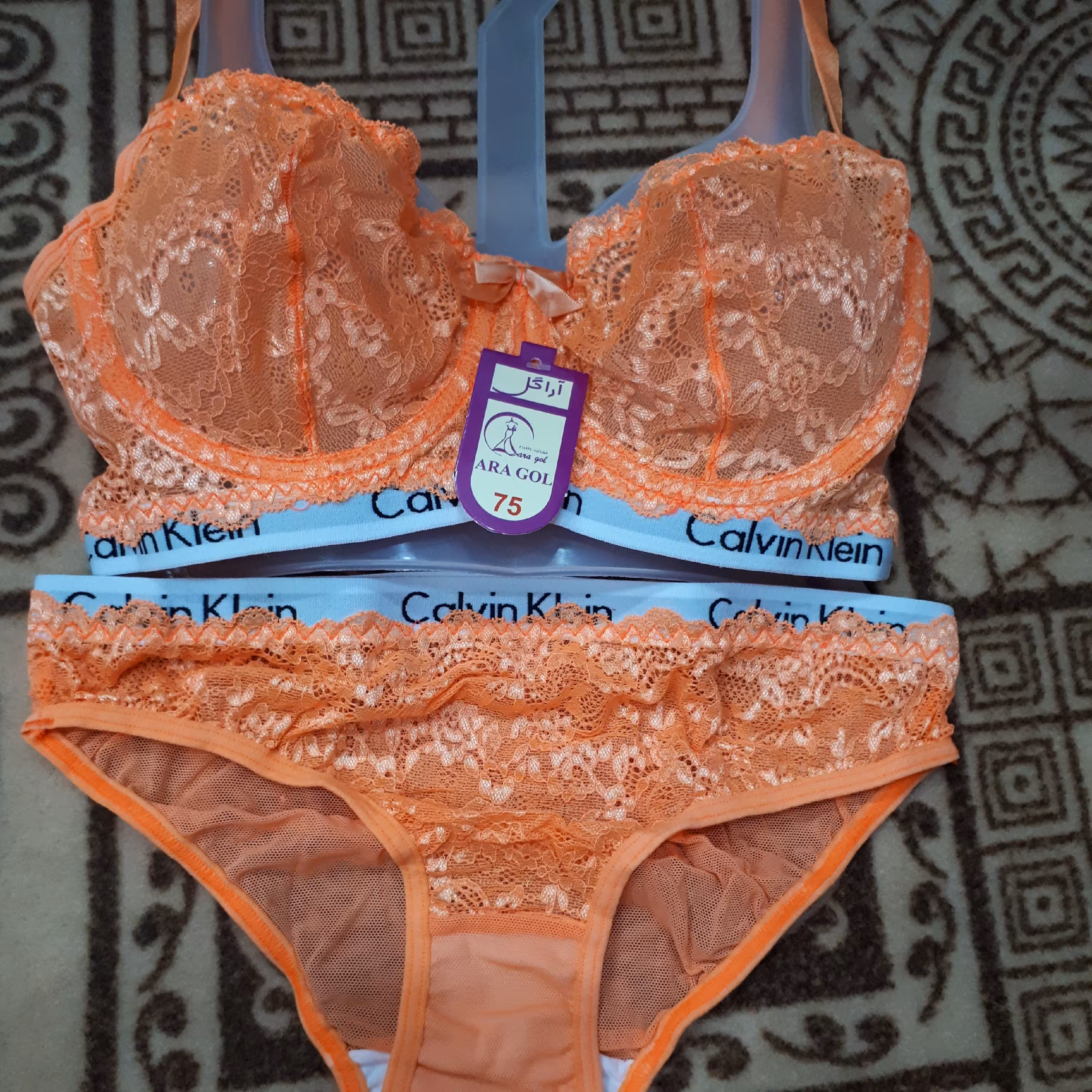 ست دانتل فنردار کش اسپورت نرم و شیک سایز 80 رنگ قرمز