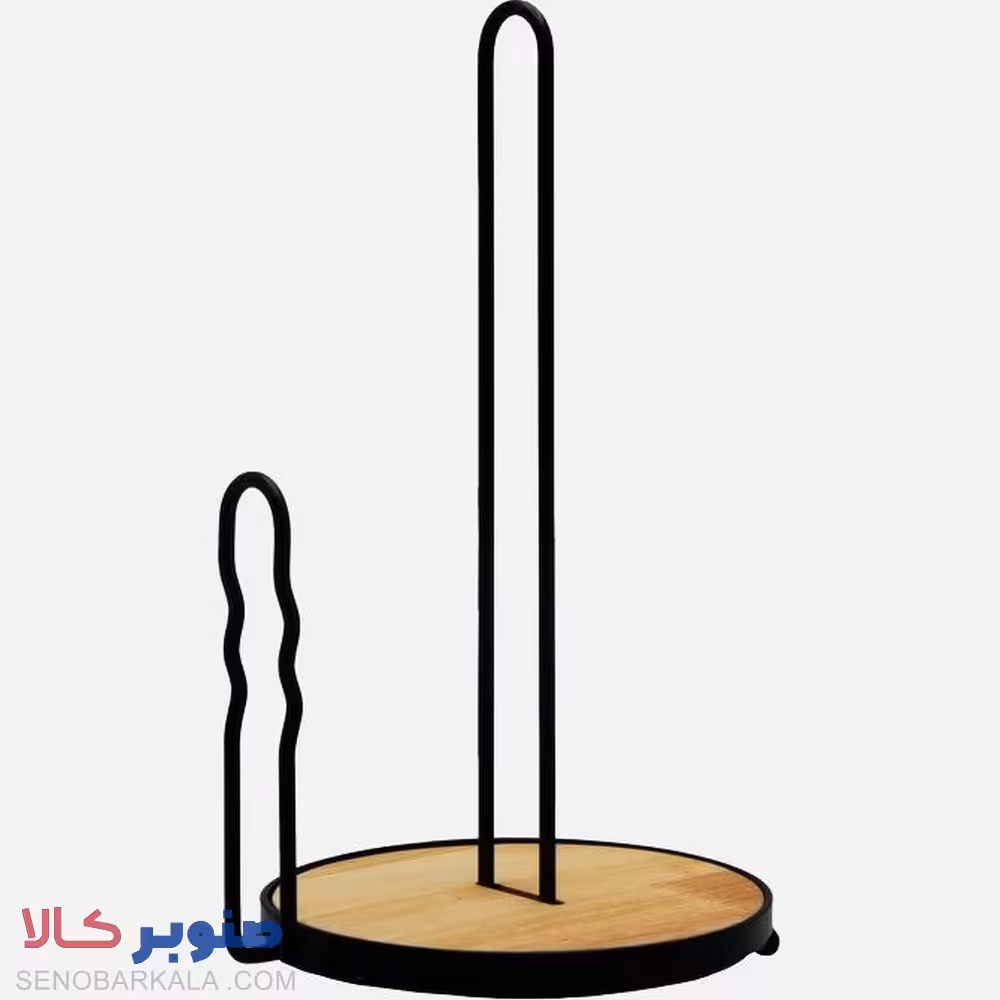 جا دستمال کاغذی ایستاده مشکی یونیک مدل UN-2930 - صنوبرکالا