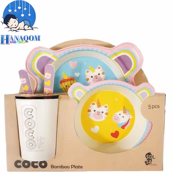 ست ظروف بامبو مدل coco