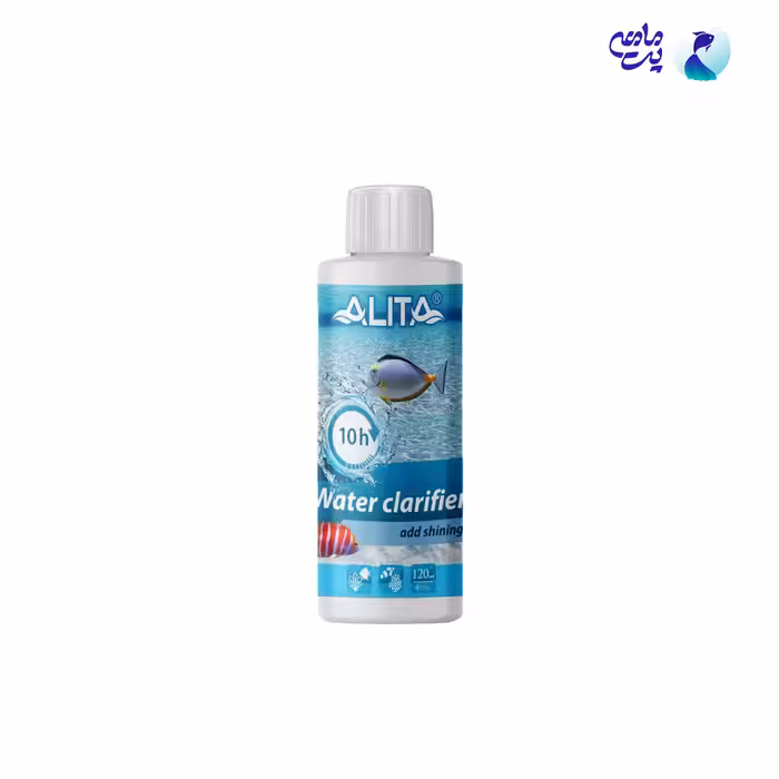 محلول شفاف کننده آب آکواریوم کریستال آلیتا وزن 120 میلی لیتر