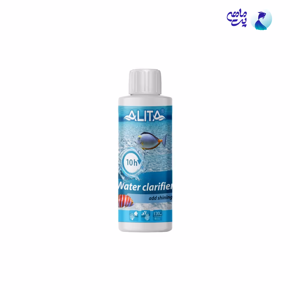 محلول شفاف کننده آب آکواریوم کریستال آلیتا وزن 120 میلی لیتر