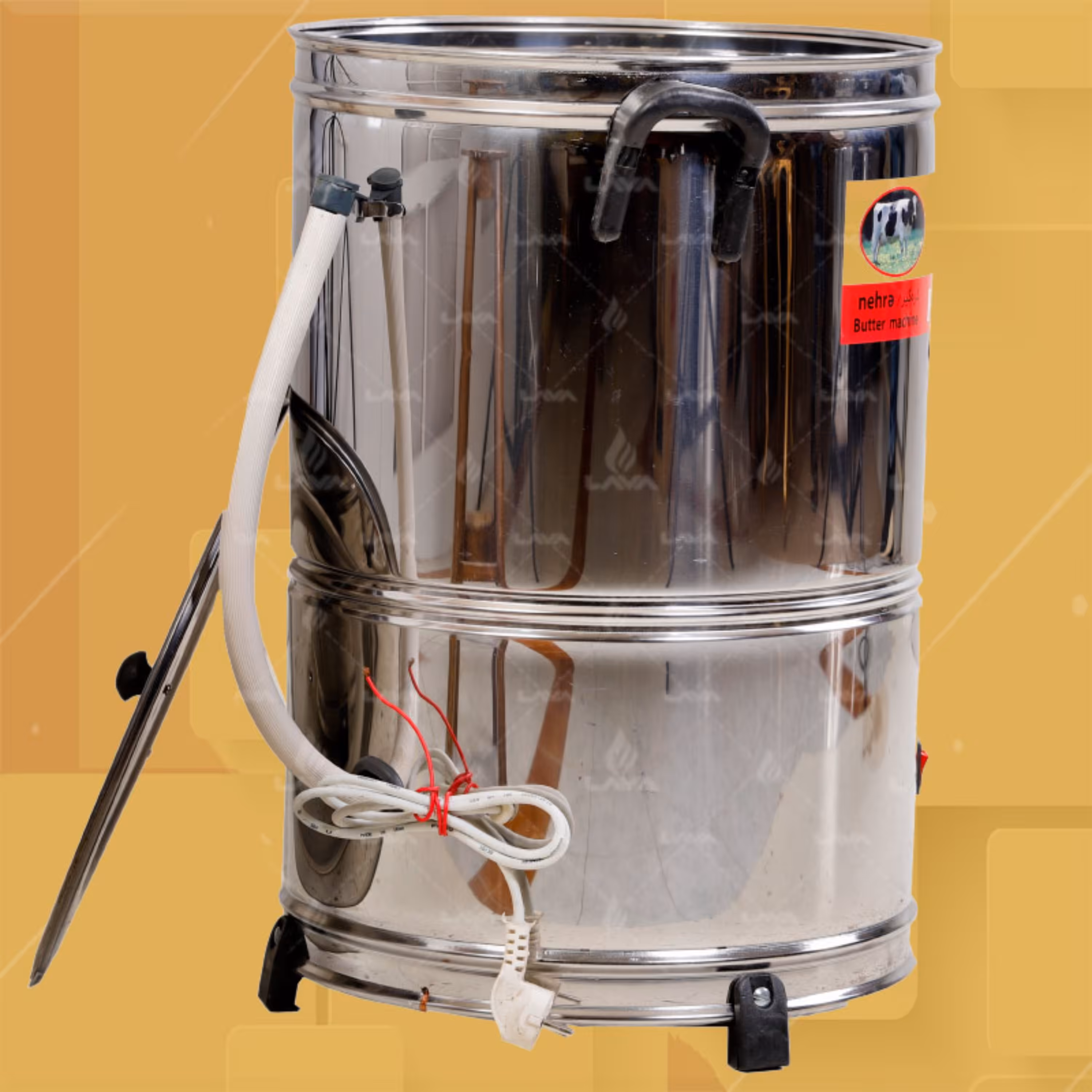 کره گیر برقی استیل موتور پایین ( 20 لیتری)