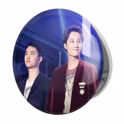 آینه جیبی خندالو طرح گروه اکسو EXO مدل تاشو کد 13581