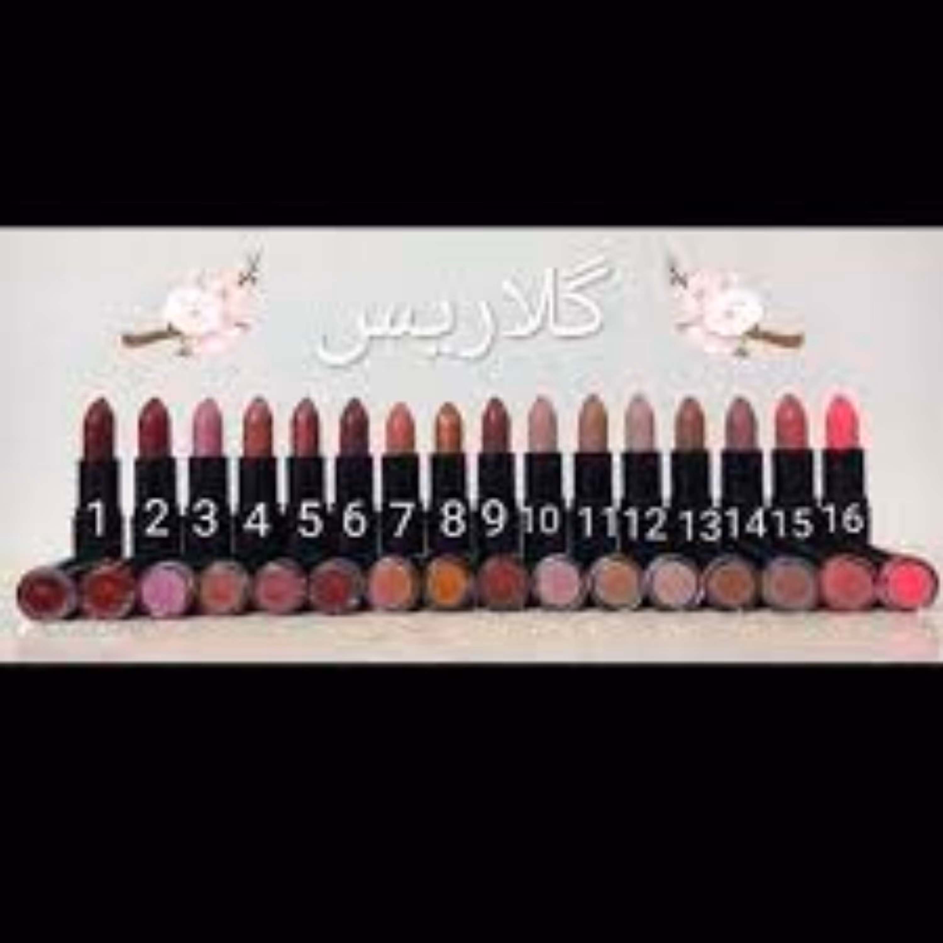 رژ لب جامد گیاهی بدون سرب 16 رنگ (رنگ اعلام کنید)