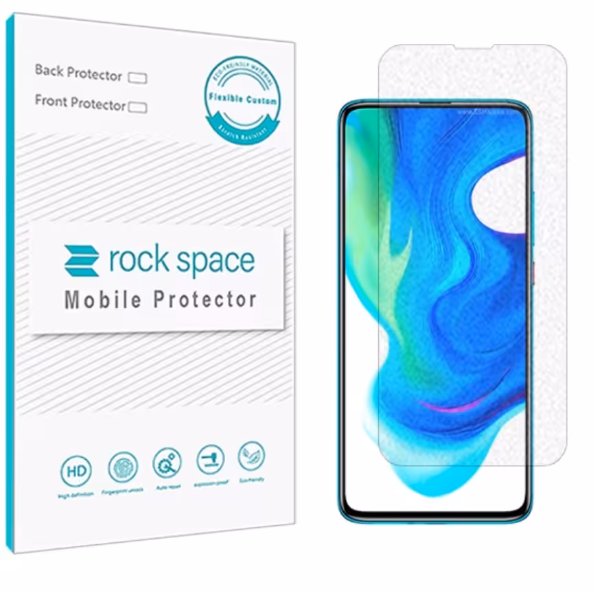 گلس مات نانو و ضد ضربه گوشی شیائومی Xiaomi Poco F2 Pro برند راک اسپیس  