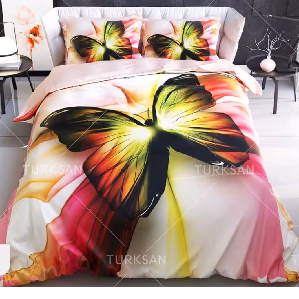 سرویس روتختی ترکسان دو نفره  تک رو 6تکه طرح D12