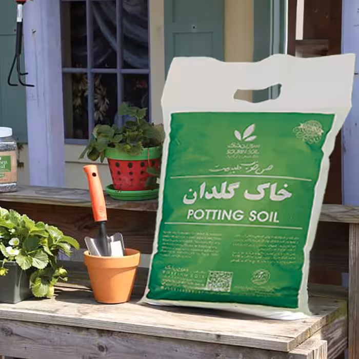 خاک گلدان سورین خاک وزن 5 کیلوگرم