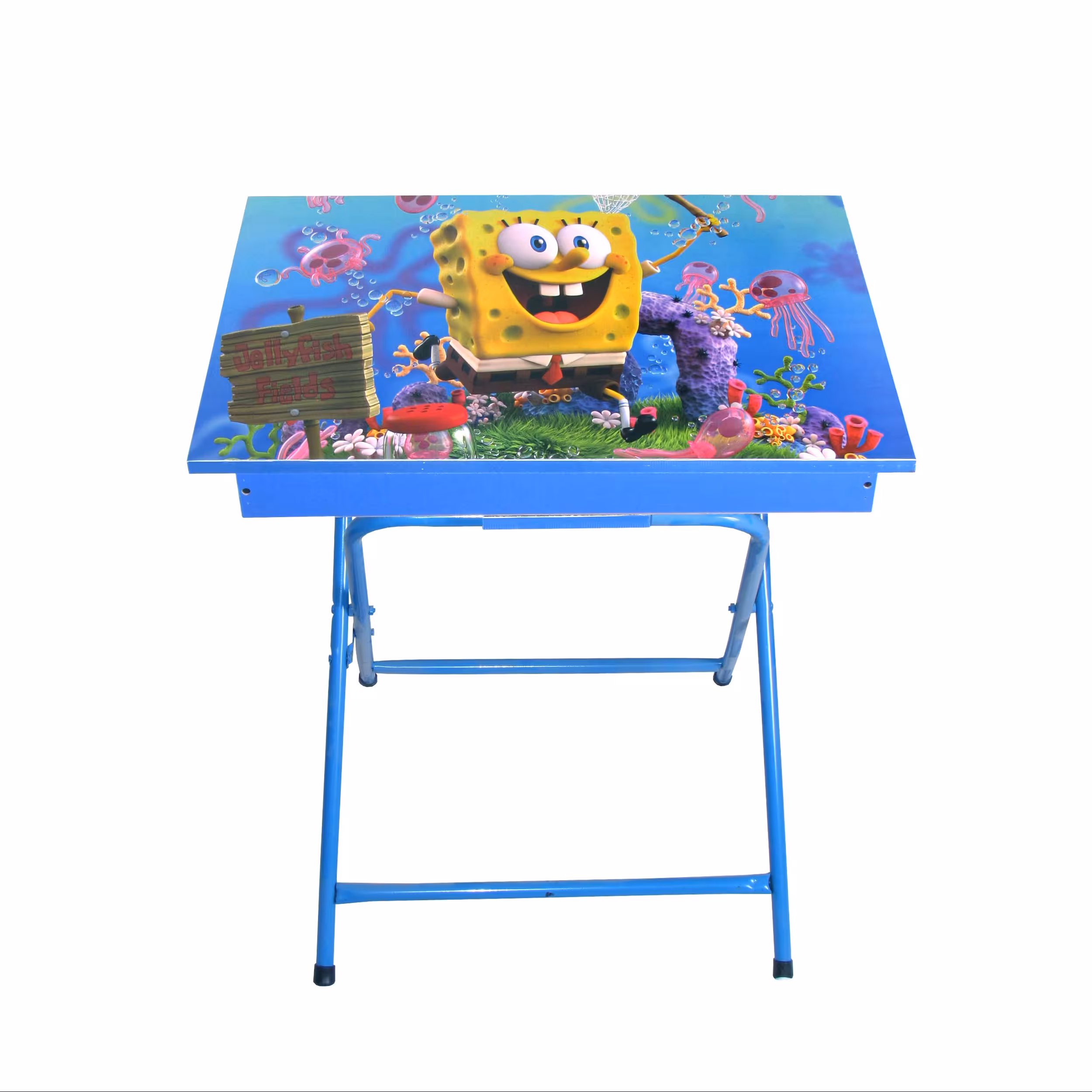 میز تحریر باکسدار میزیمو طرح  باب اسفنجی 3  کد 1051 (مدل پایه رنگی)