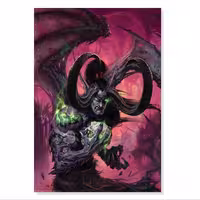 تابلو شاسی طرح گیمینگ وارکرفت Warcraft Illidan Stormrage مدل M0197