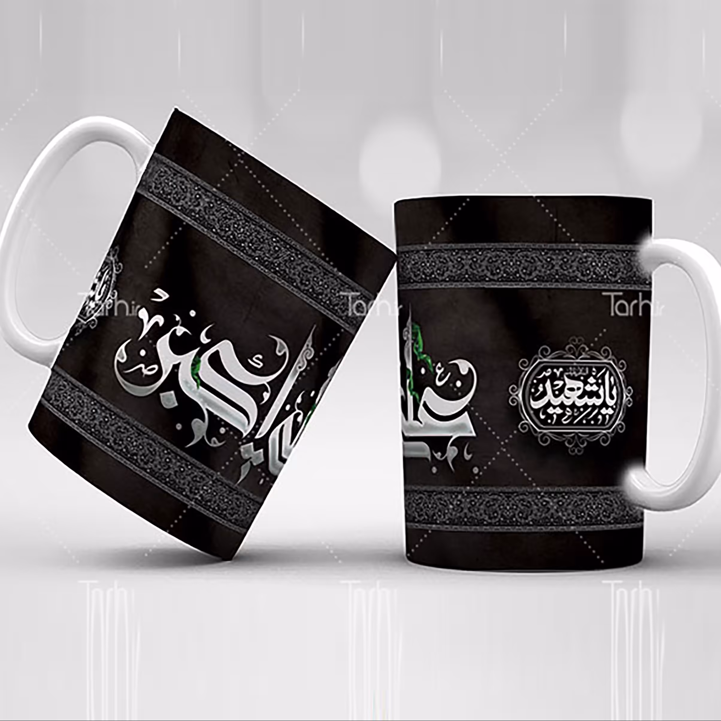ماگ طرح نام  امام حسین (ع) و موضوعات مرتبط همرا ه با ارسال رایگان57