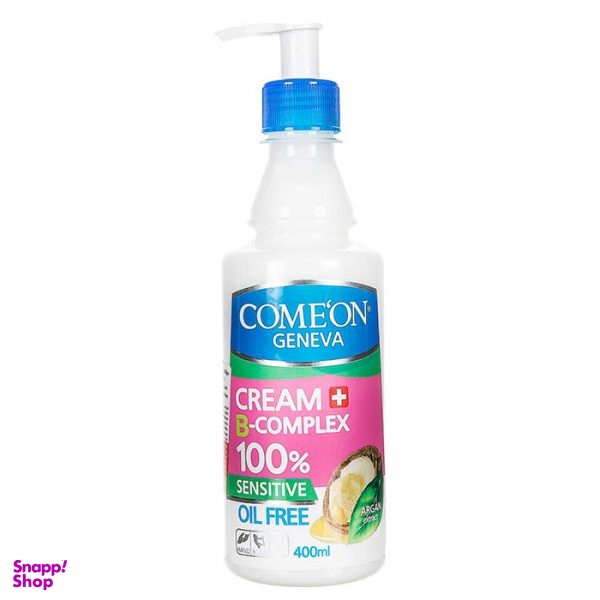 کرم مرطوب کننده کامان (Comeon) مدل B Complex حاوی آرگان حجم 400 میلیلیتر