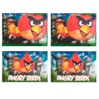 دستمال کاغذی جیبی 10 برگ مدل انگری برد بسته 4 عددی