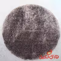 فرش گرد شگی ماسکو ذغالی