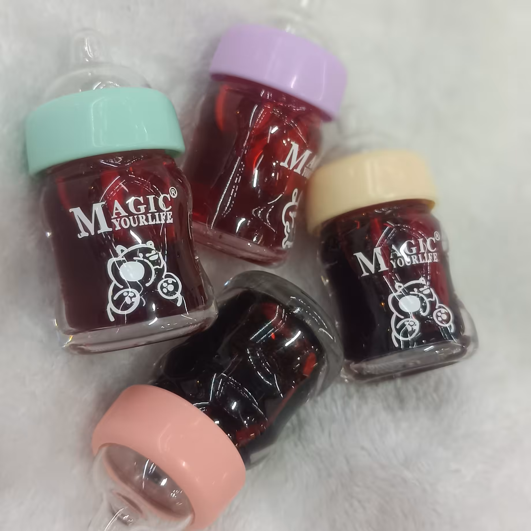 تینت لب مدل شیشه شیر کیفیت عالی 