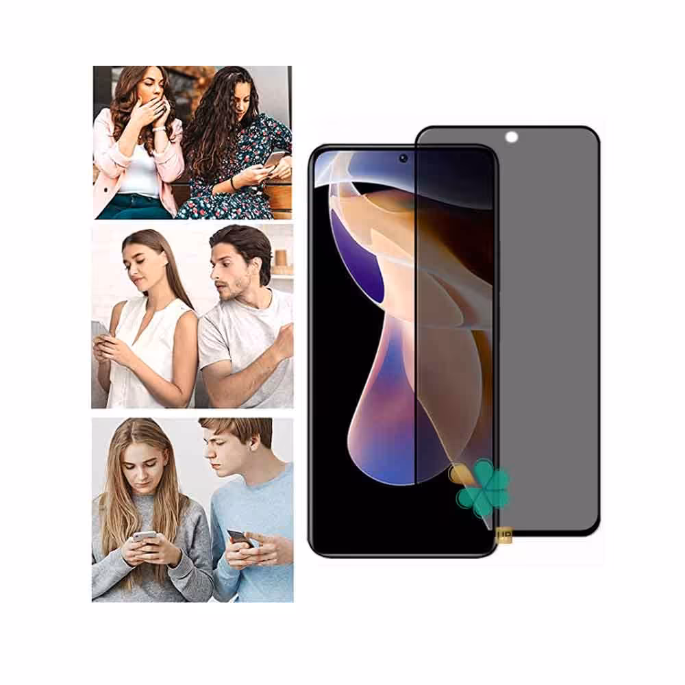 گلس محافظ صفحه گوشی پرایوسی مناسب Xiaomi Redmi Note 11 Pro Plus