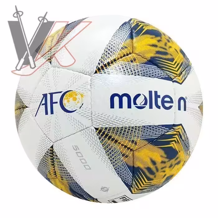 توپ فوتبال سایز 5 دوخت مولتن Molten afc 5000 اصلی کد 1901072