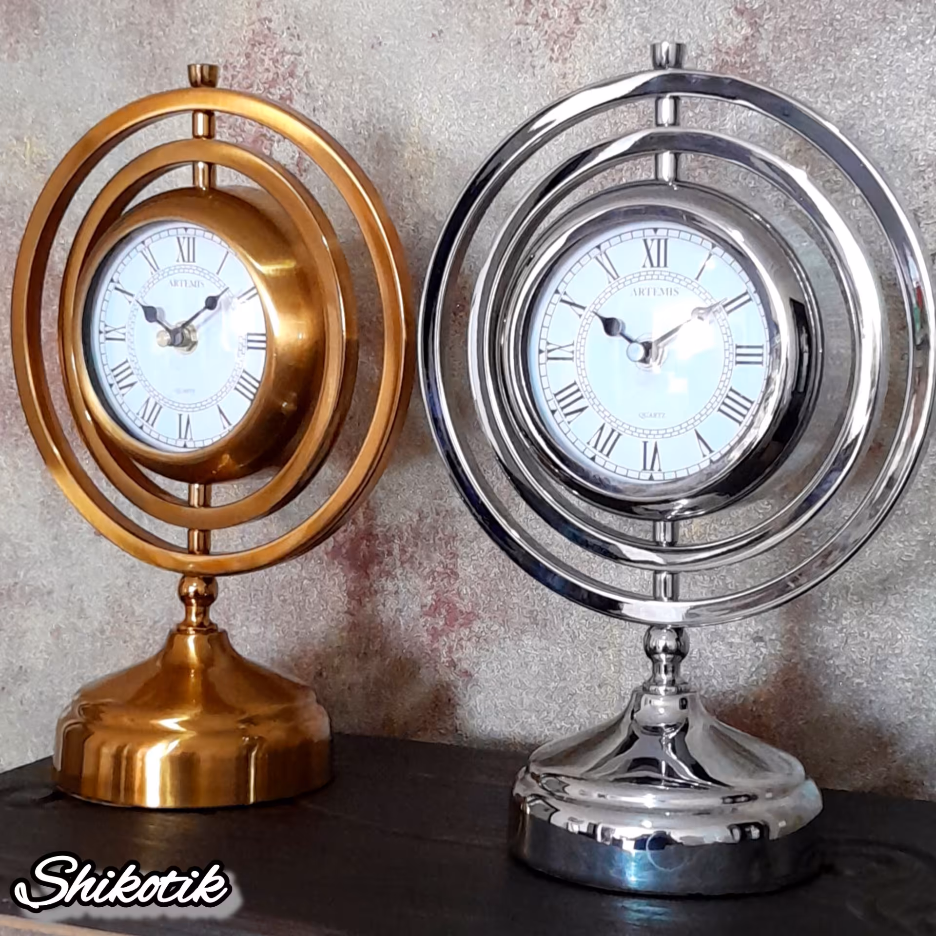 ساعت رومیزی آرتمیس  فلزی مدل 6030 اورجینال (خرده فروشی)