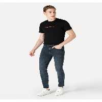 شلوار آبی مردانه 041 دنی باریک مناسب کمر کم تیره Colin’s
