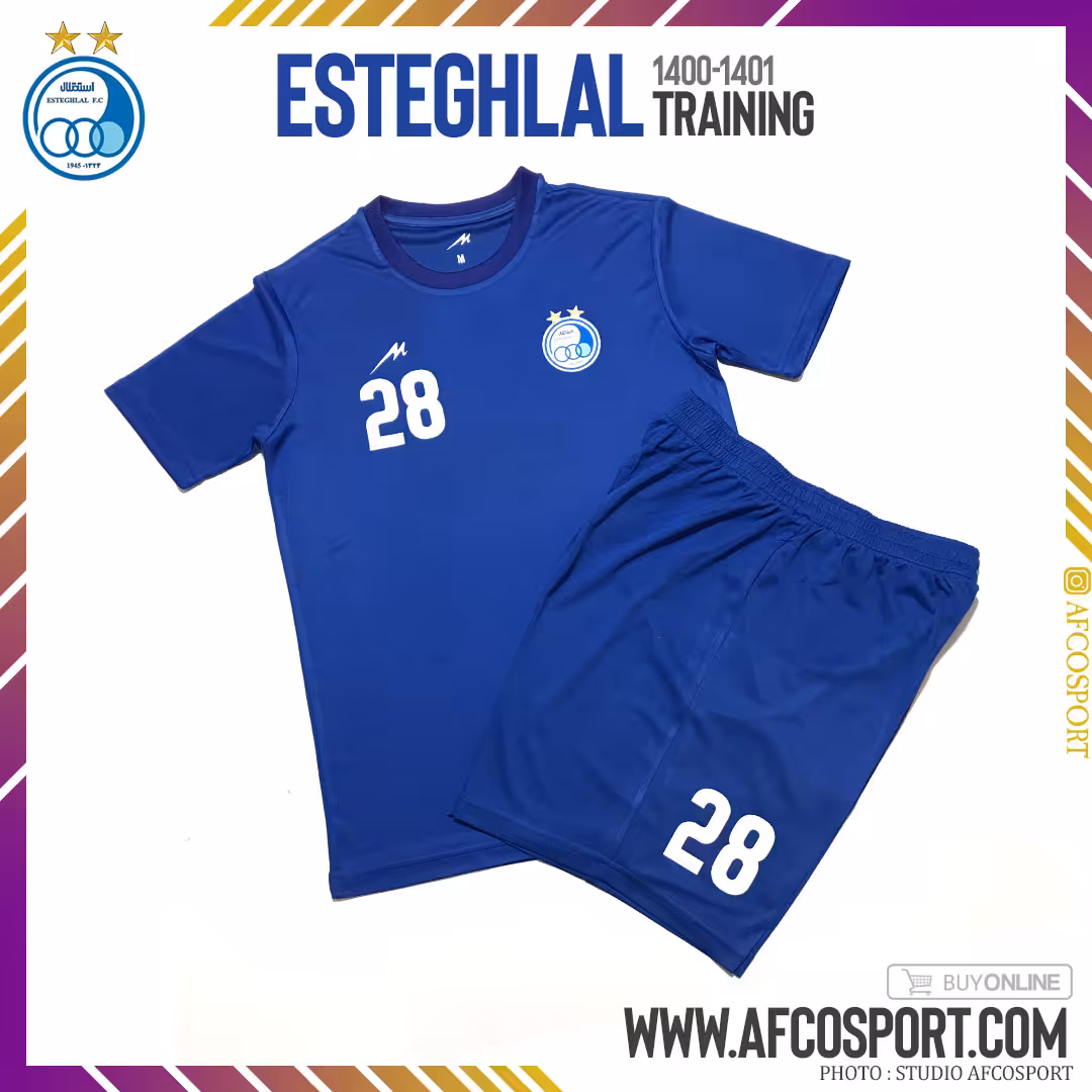 پیراهن شورت تمرینی استقلال 1400-1401