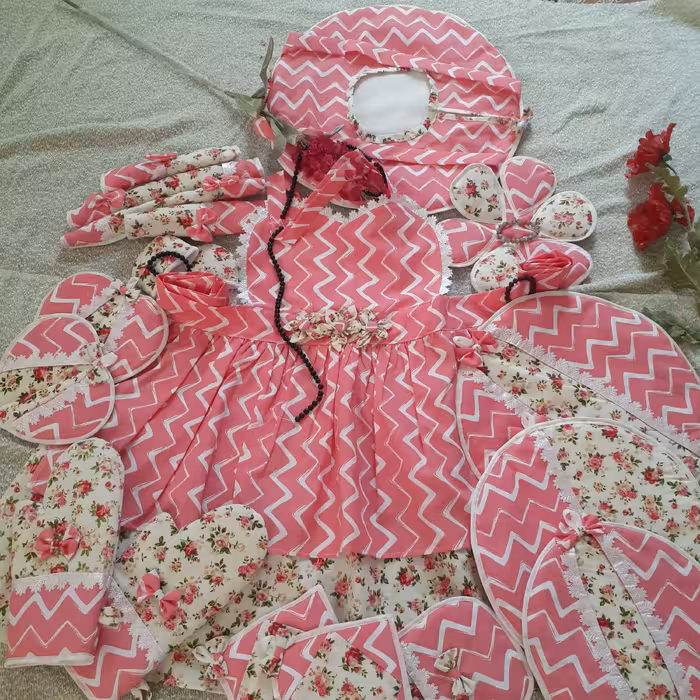 19 تیکه طرح موج دار