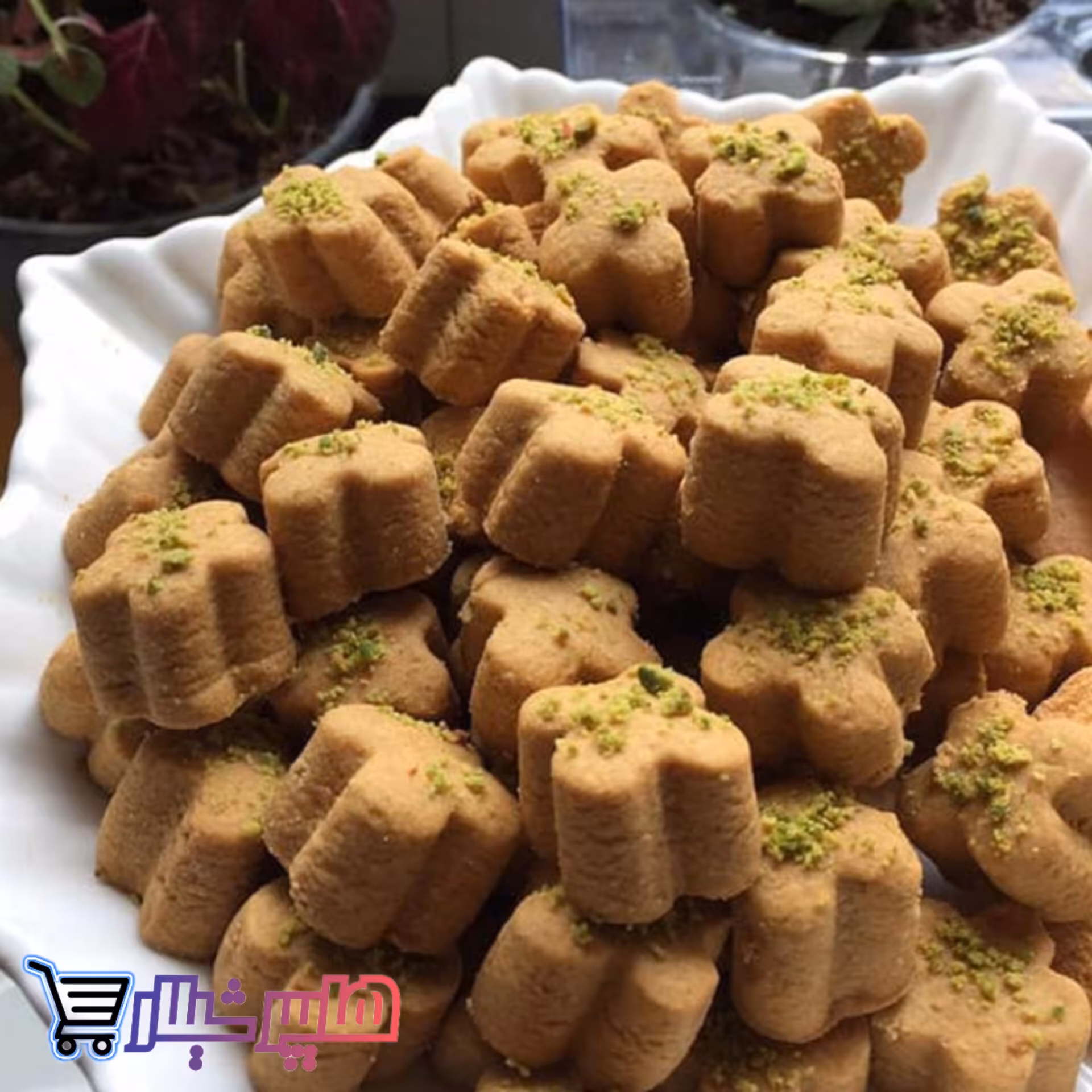 شیرینی نخودی خانگی یک کیلویی 