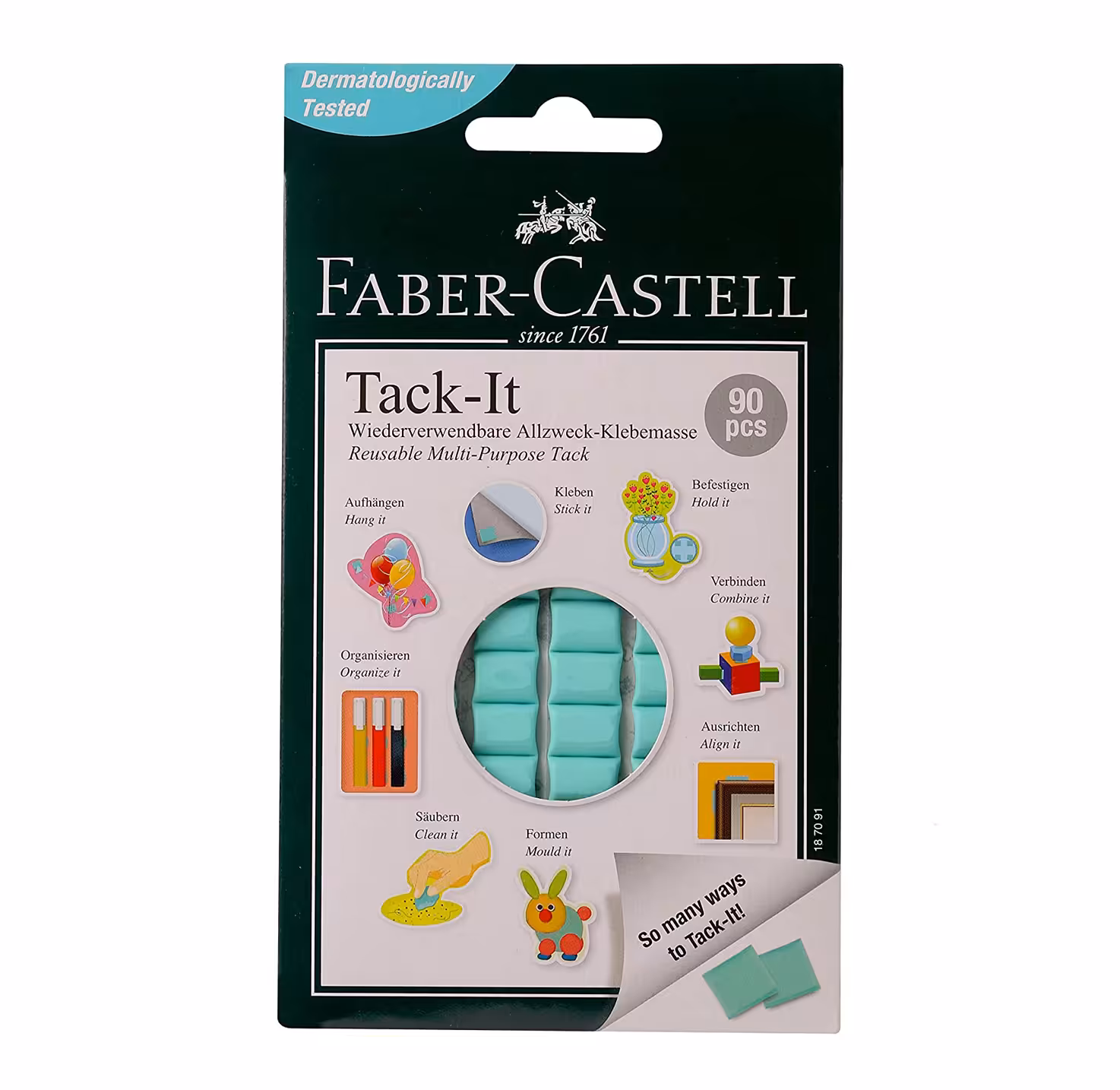 چسب خمیری دوطرفه فابرکستل مدل Tack it