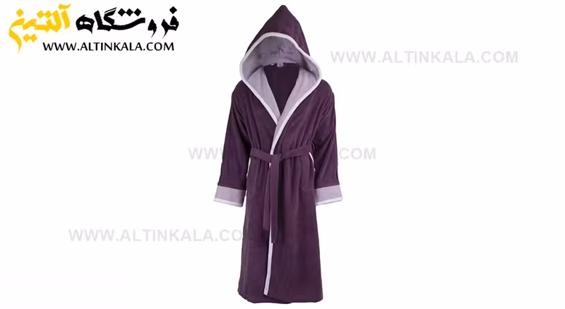 حوله پالتویی کودک سلین طرح پسفیک بنفش-یاسی سایز 6-7