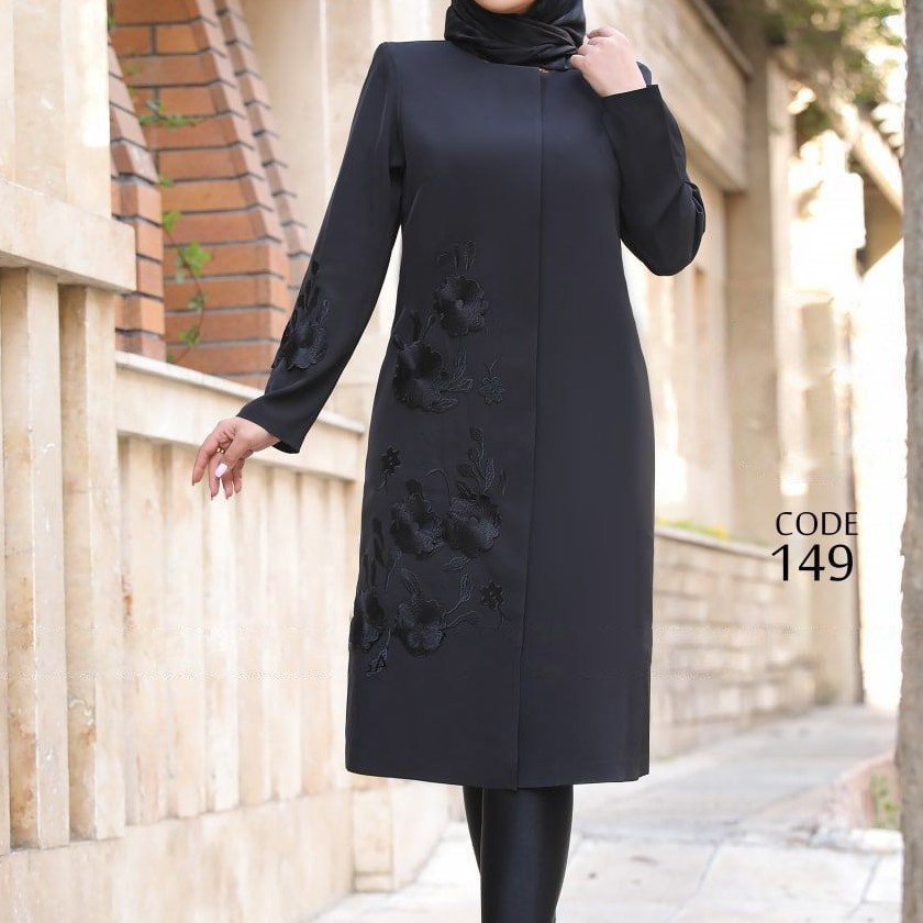 مانتو گلدوزی سه بعدی