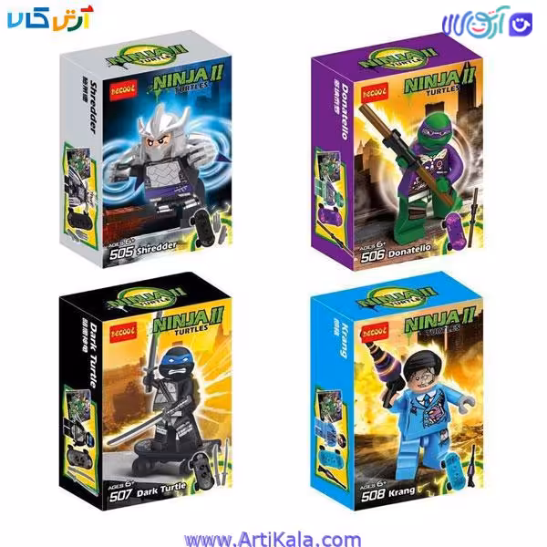 سری آدمک های لگویی لاکپشت های نینجا 2