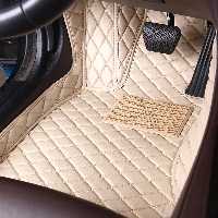 کفپوش چرمی سه بعدی بنز E240 (چرم کرم)